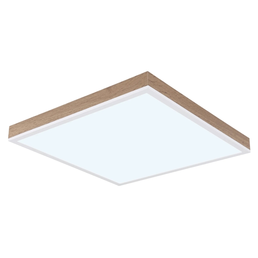 Globo - LED Димируем плафон LED/24W/230V 2700-6500K + дистанционно управление кафяв/бял