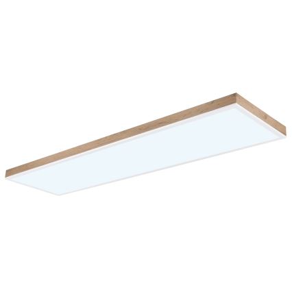 Globo - LED Димируем плафон LED/36W/230V 2700-6500K + дистанционно управление кафяв/бял