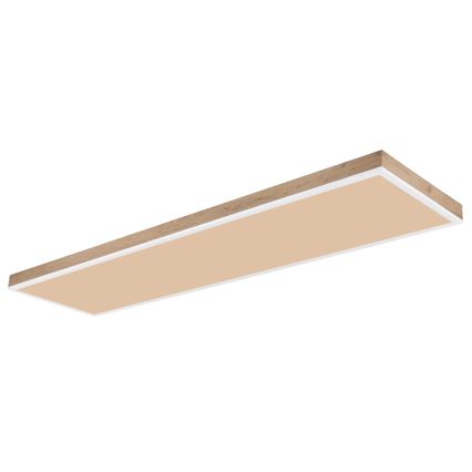 Globo - LED Димируем плафон LED/36W/230V 2700-6500K + дистанционно управление кафяв/бял