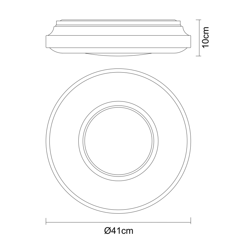 Globo - LED Плафониера LED/24W/230V