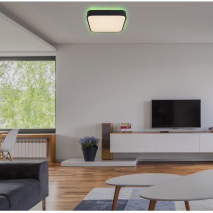 Globo - LED RGB Димируем плафон LED/24W/230V + дистанционно управление