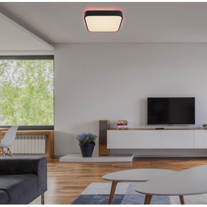 Globo - LED RGB Димируем плафон LED/24W/230V + дистанционно управление