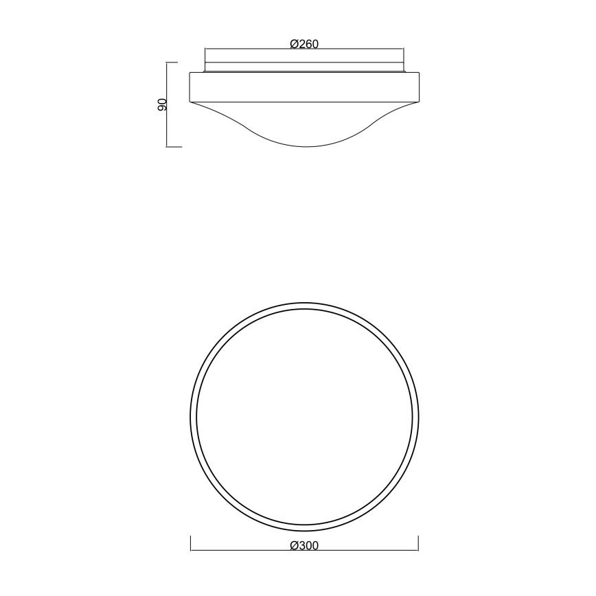 Globo - LED Лампа за баня със сензор LED/18W/230V IP44