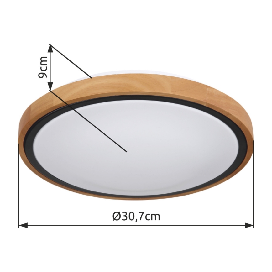 Globo - LED Плафон LED/12W/230V 307 мм 3000/4500/6000K