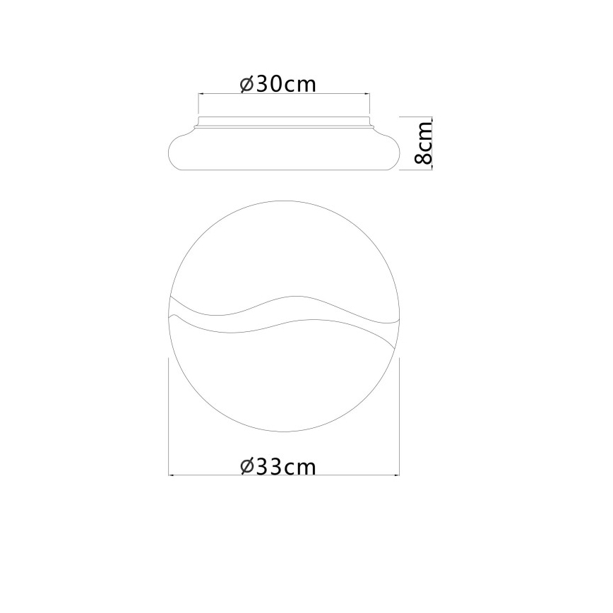 Globo - LED Плафониера LED/24W/230V 3000/4200/6000K Ø 33 см