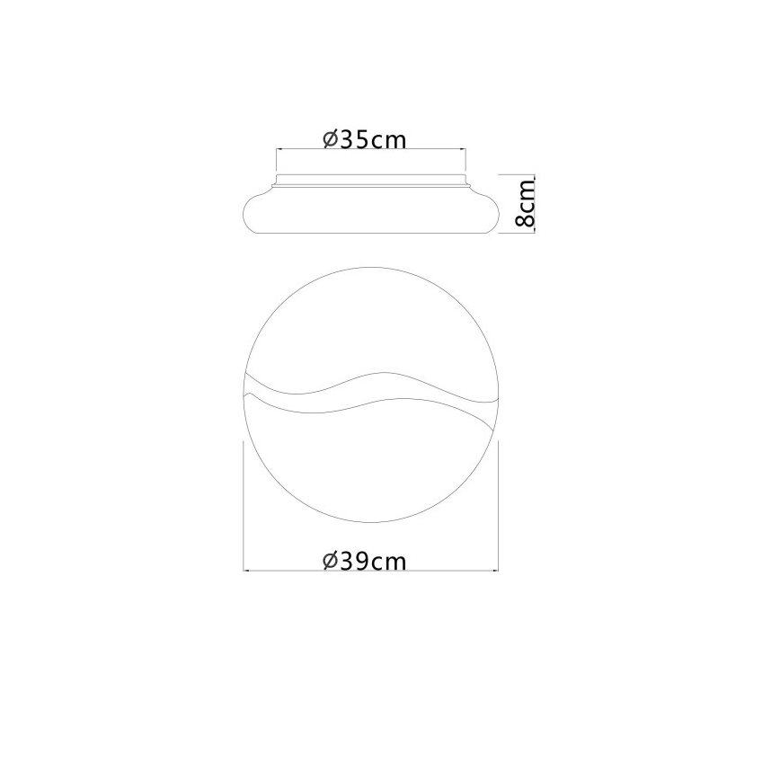 Globo - LED Плафониера LED/24W/230V 3000/4200/6000K Ø 39 см