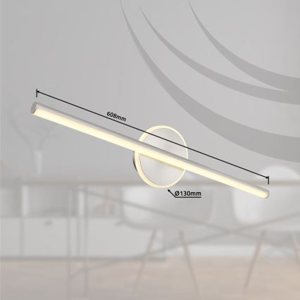 Globo - LED Лампа за огледало в баня LED/10W/230V 60,8 см IP44 лъскав хром