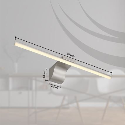 Globo - LED Лампа за огледало в баня LED/10W/230V 60,8 см IP44 лъскав хром