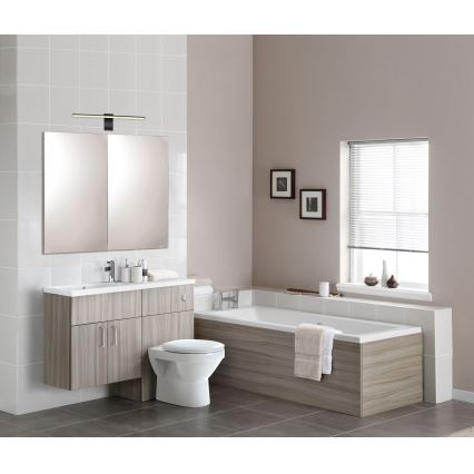 Globo - LED осветление за баня за огледало LED/10W/230V 60,8 см IP44 черно