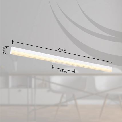 Globo - LED аплик LED/18W/230V 3000/6000K 80 см бял
