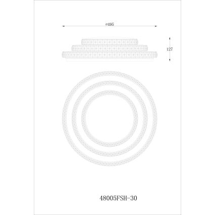 Globo - LED Димируем плафон LED/30W/230V TUYA Wi-Fi + дистанционно управление