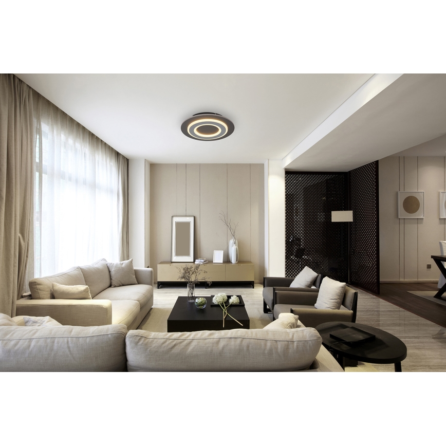 Globo - LED Плафониера LED/24W/230V 3000K Ø 32 см антрацит