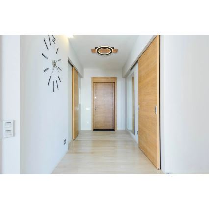 Globo - LED Плафониера LED/18W/230V кафяв