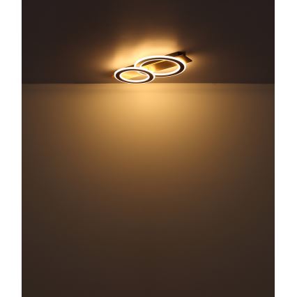 Globo - LED Плафониера LED/40W/230V кафяв