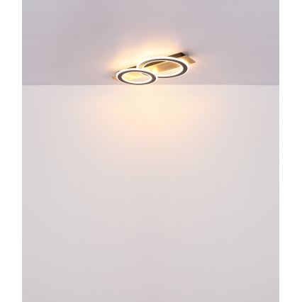 Globo - LED Плафониера LED/40W/230V кафяв