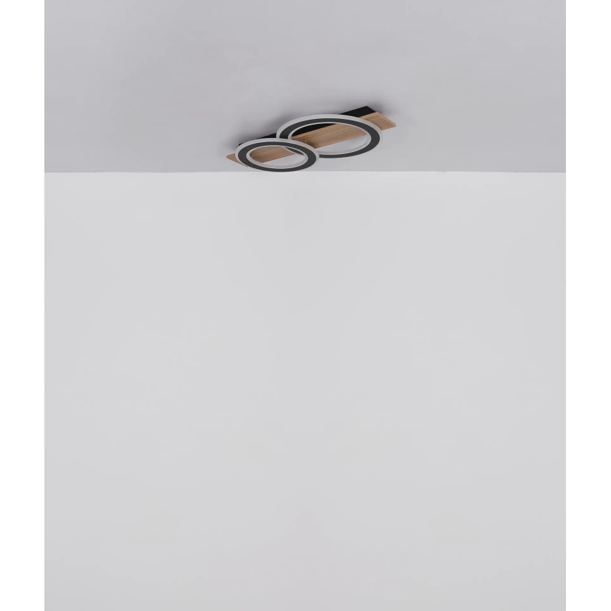 Globo - LED Плафониера LED/40W/230V кафяв