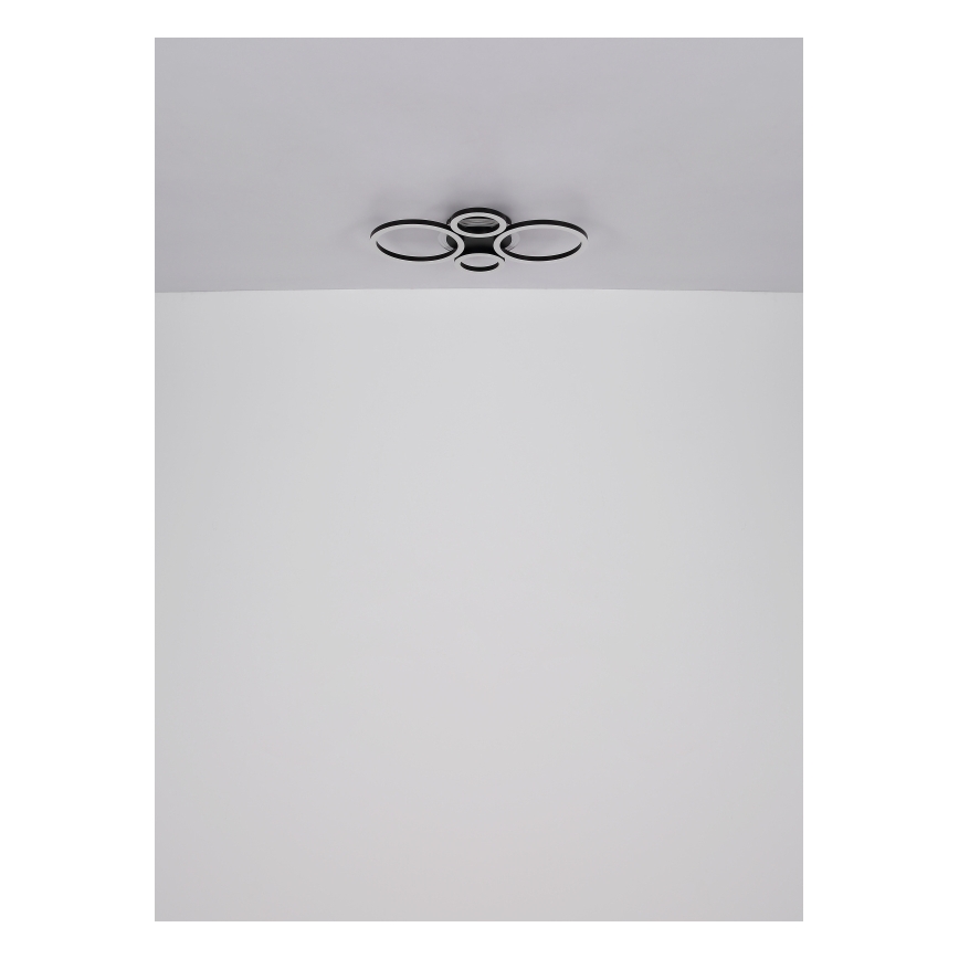 Globo - LED Плафониера LED/30W/230V 2700/4500/6500K Ø 33x50 см черен