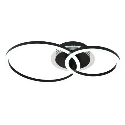 Globo - LED Плафониера LED/30W/230V 2700/4500/6500K Ø 33x50 см черен