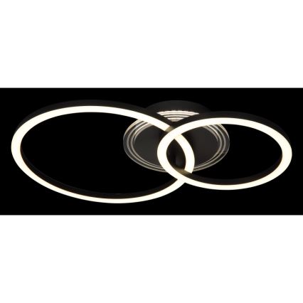 Globo - LED таванно осветително тяло LED/30W/230V 2700/4500/6500K Ø 33x50 см черно