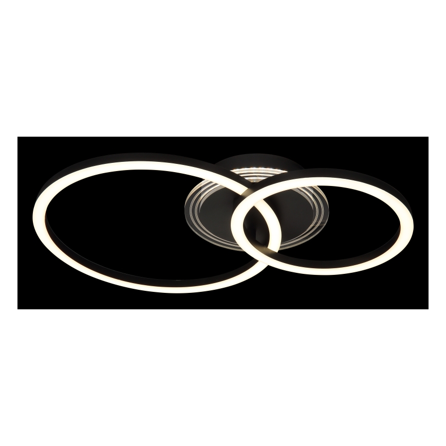 Globo - LED таванно осветително тяло LED/30W/230V 2700/4500/6500K Ø 33x50 см черно