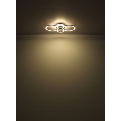 Globo - LED Плафониера LED/40W/230V 2700/4500/6500K Ø 35,5x53 см черен