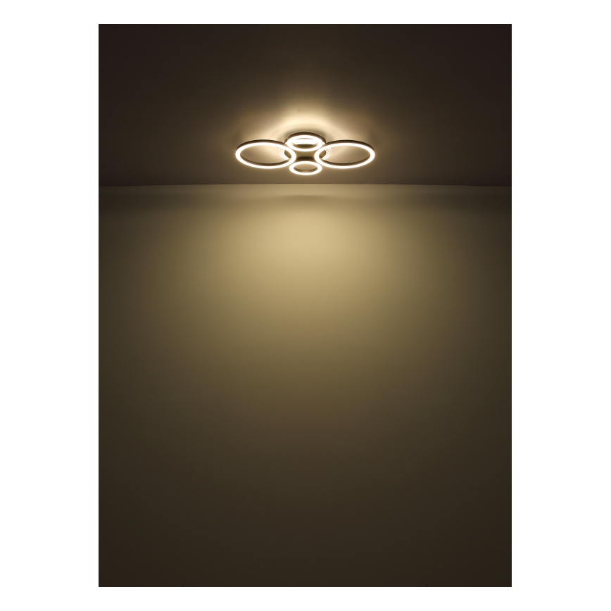 Globo - LED Плафониера LED/40W/230V 2700/4500/6500K Ø 35,5x53 см черен