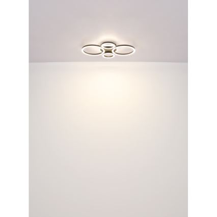Globo - LED Плафониера LED/40W/230V 2700/4500/6500K Ø 35,5x53 см черен
