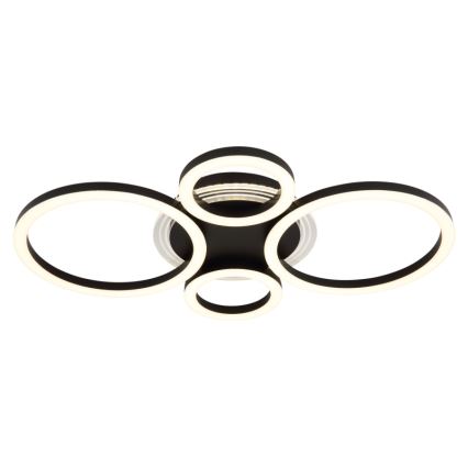 Globo - LED таванно осветително тяло LED/40W/230V 2700/4500/6500K Ø 35,5x53 см черно