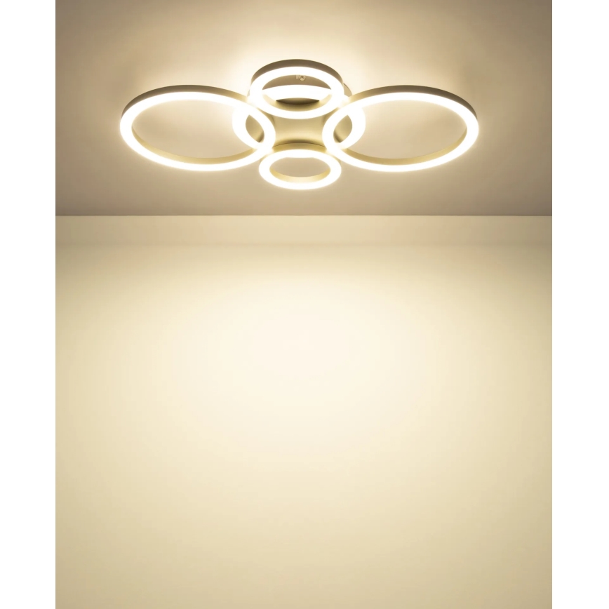 Globo - LED таванно осветително тяло LED/40W/230V 2700/4500/6500K 35,5x53 cm месинг