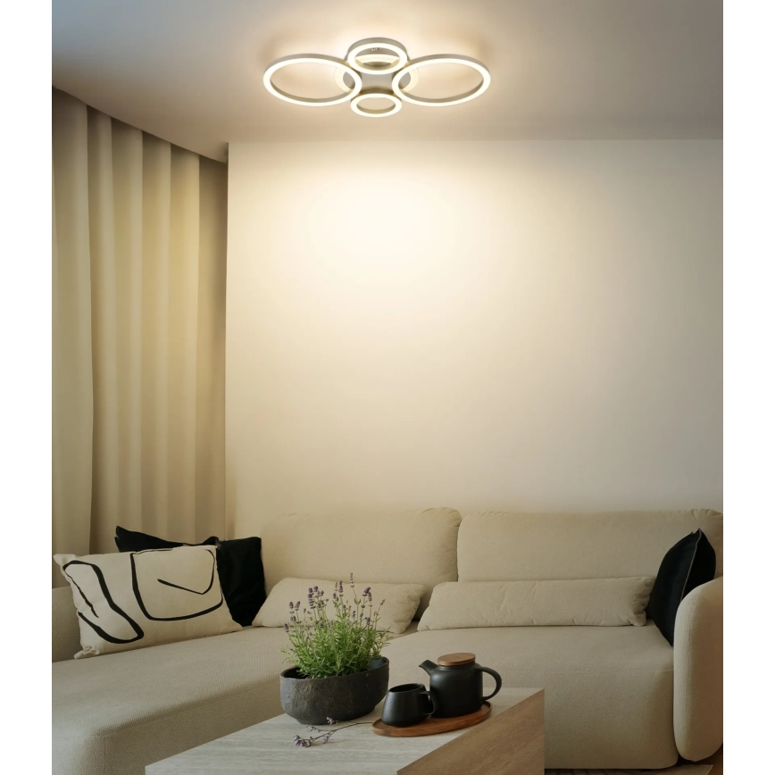 Globo - LED таванно осветително тяло LED/40W/230V 2700/4500/6500K Ø 35,5x53 cm месинг