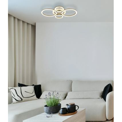 Globo - LED таванно осветително тяло LED/40W/230V 2700/4500/6500K Ø 35,5x53 cm месинг