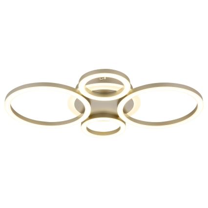 Globo - LED таванно осветително тяло LED/40W/230V 2700/4500/6500K Ø 35,5x53 cm месинг