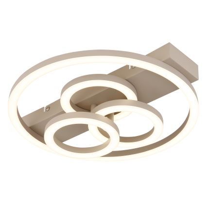 Globo - Димируемо LED таванно осветително тяло LED/40W/230V 2700-6500K Ø 35x33 cm бежово + дистанционно управление