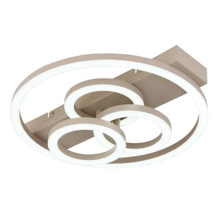 Globo - Димируемо LED таванно осветително тяло LED/40W/230V 2700-6500K Ø 35x33 cm бежово + дистанционно управление