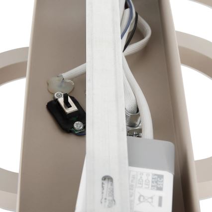 Globo - Димируемо LED таванно осветително тяло LED/40W/230V 2700-6500K Ø 35x33 cm бежово + дистанционно управление
