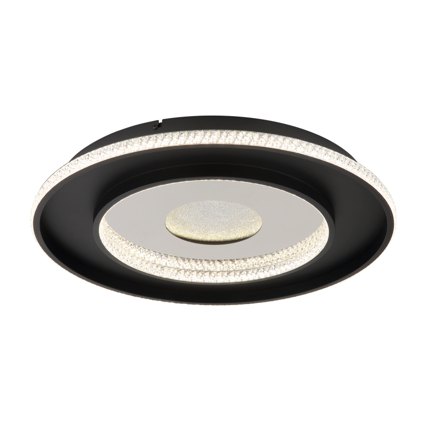 Globo - LED Димируем плафон LED/30W/230V 2700-6500K Ø 52,5 см черен + дистанционно управление