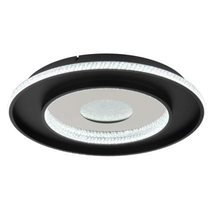 Globo - LED Димируем плафон LED/30W/230V 2700-6500K Ø 52,5 см черен + дистанционно управление