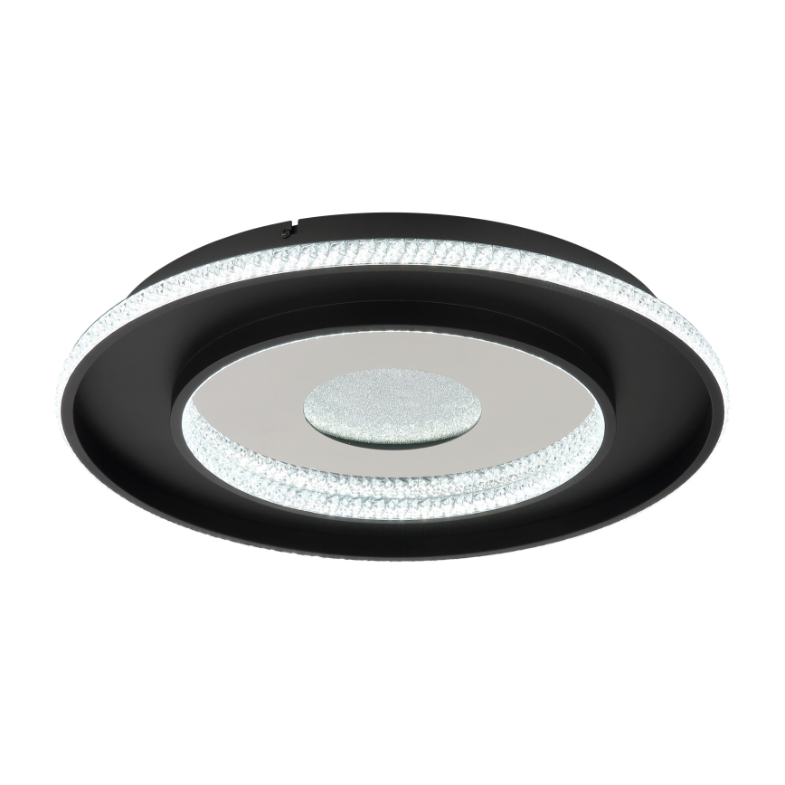 Globo - LED Димируем плафон LED/30W/230V 2700-6500K Ø 52,5 см черен + дистанционно управление