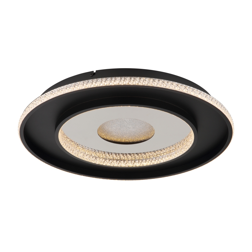 Globo - LED Димируем плафон LED/30W/230V 2700-6500K Ø 52,5 см черен + дистанционно управление
