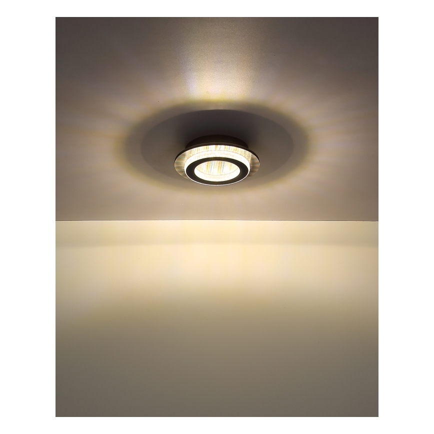 Globo - LED таванно осветително тяло LED/12W/230V 3000/4000/6500K Ø 20 см антрацит