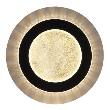 Globo - LED плафон LED/12W/230V 3000/4000/6500K диаметър 20 см черен