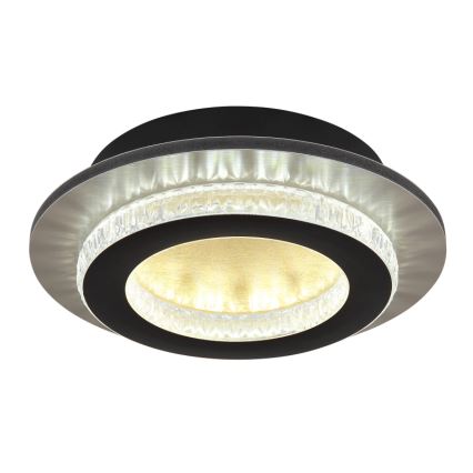 Globo - LED плафон LED/12W/230V 3000/4000/6500K диаметър 20 см черен