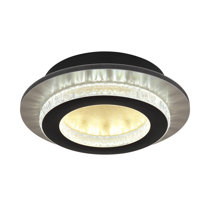 Globo - LED плафон LED/12W/230V 3000/4000/6500K диаметър 20 см черен