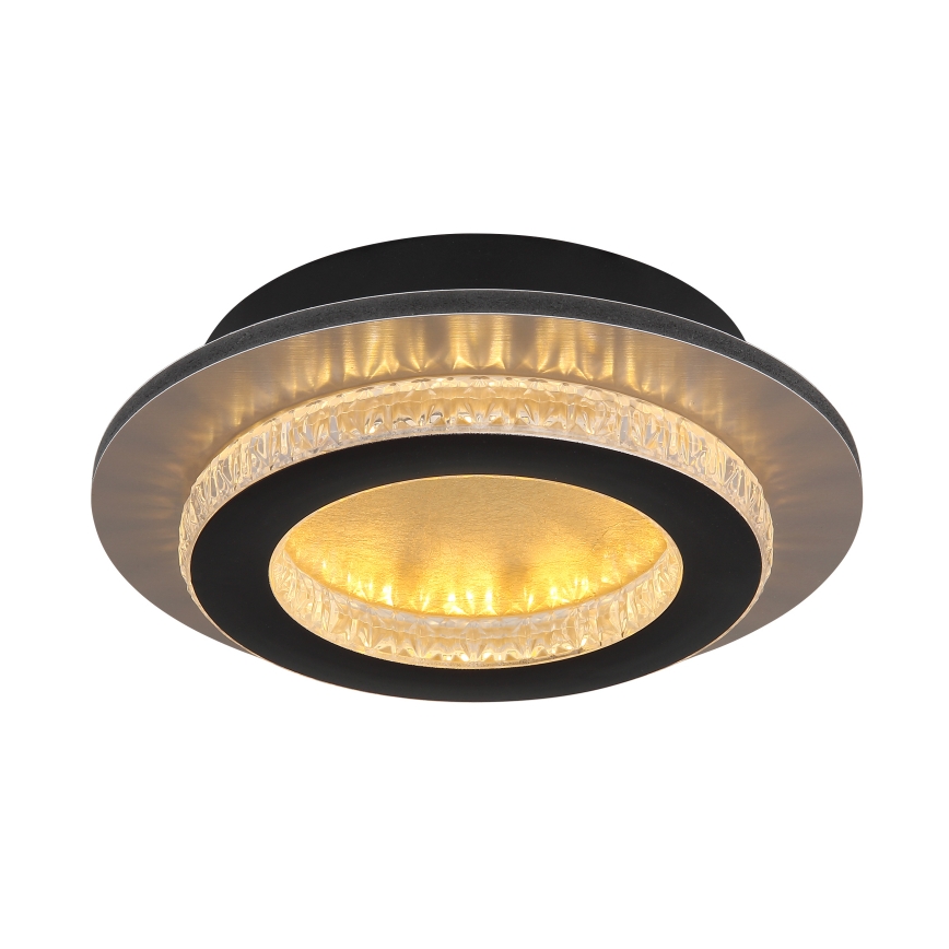 Globo - LED плафон LED/12W/230V 3000/4000/6500K диаметър 20 см черен