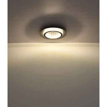 Globo - LED таванно осветително тяло LED/24W/230V 3000/4000/6500K Ø 35 см антрацит
