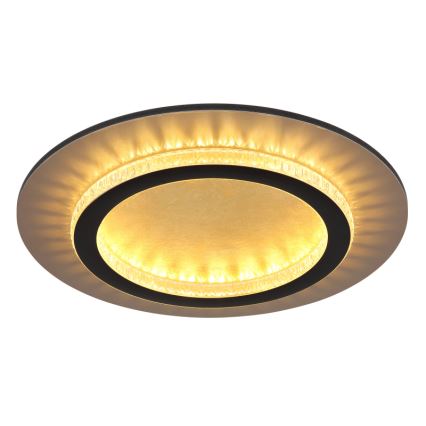 Globo - LED плафон LED/24W/230V 3000/4000/6500K Ø 35 см черен