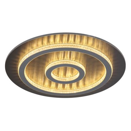 Globo - димируема LED таванна лампа LED/40W/230V 3000-6500K диам. 45 см антрацит + дистанционно управление