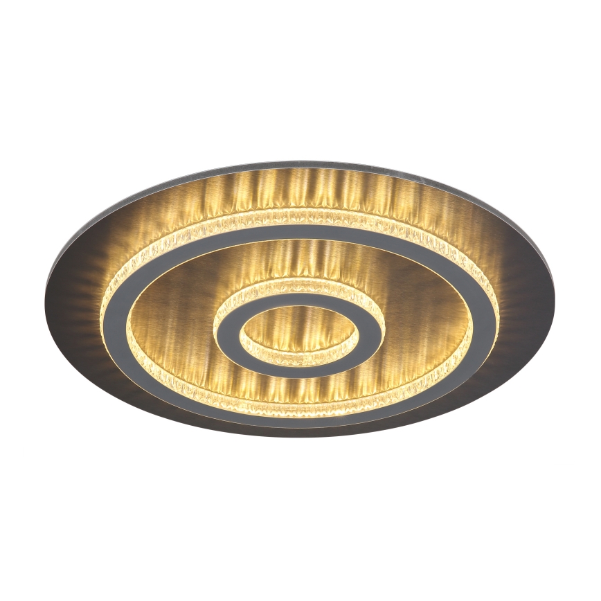 Globo - димируема LED таванна лампа LED/40W/230V 3000-6500K диам. 45 см антрацит + дистанционно управление