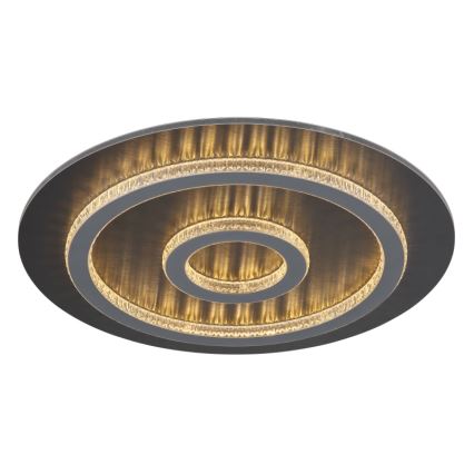 Globo - димируема LED таванна лампа LED/40W/230V 3000-6500K диам. 45 см антрацит + дистанционно управление