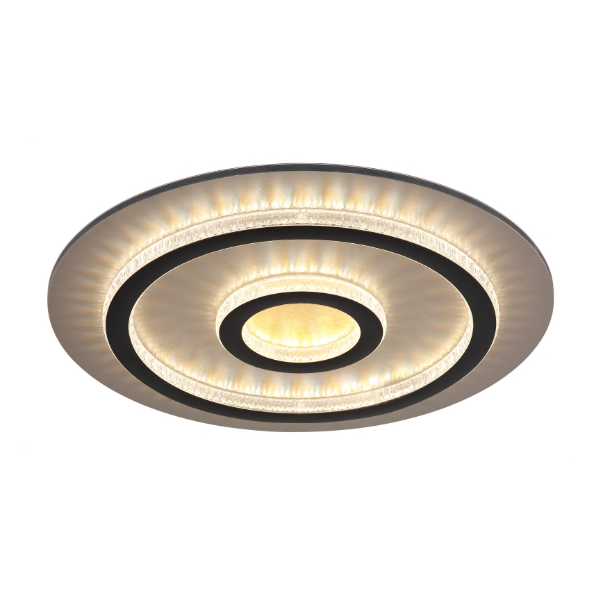 Globo - LED димируема плафониера LED/40W/230V 3000–6500K Ø45 см черна + дистанционно управление